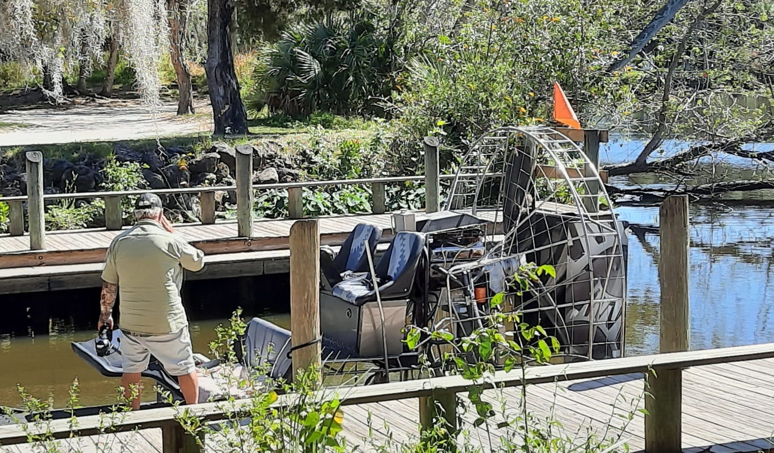 Airboat tour on the St Lucie River